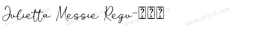 Julietta Messie Regu字体转换